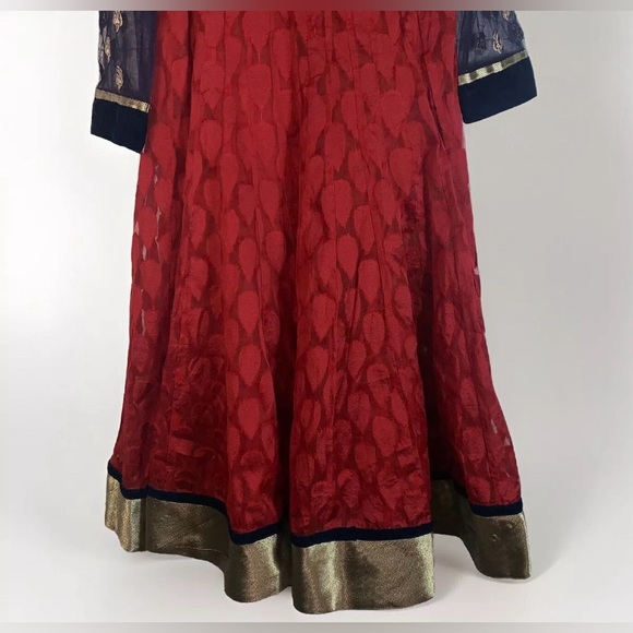 Karishma anarkali gown kurti indian pakistani dress size XL (US juniors size) - Picture 6 of 16